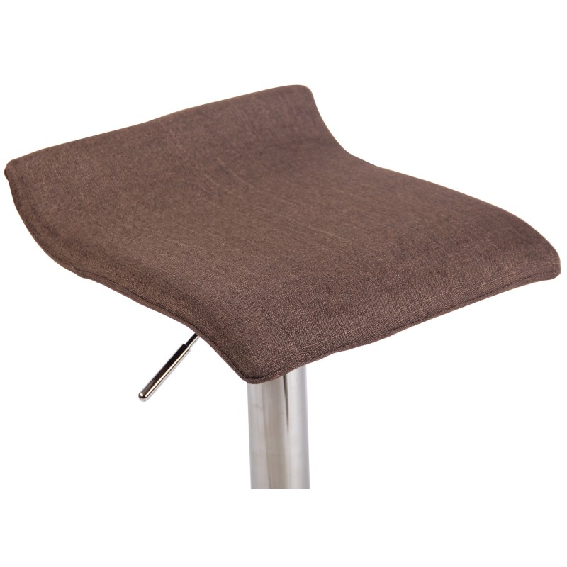 Scaun de bar Dyn V2, material textil maro C