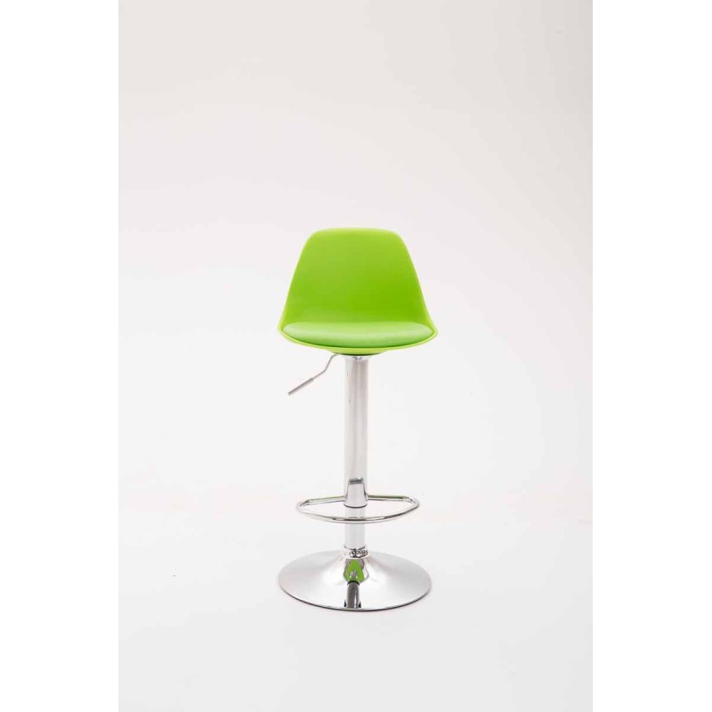 Scaun de bar Kiel din piele ecologică verde