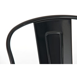 Set de 2 scaune de bar Aiden negre