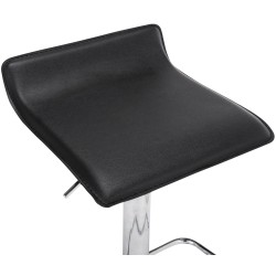 Set de 2 scaune de bar Dyn negre