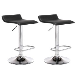 Set de 2 scaune de bar Dyn negre