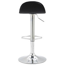 Set de 2 scaune de bar Lana V2 cromate și negre