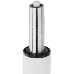 Taburet de bar cu ridicare pe gaz Panama, Limon, Damaso alb