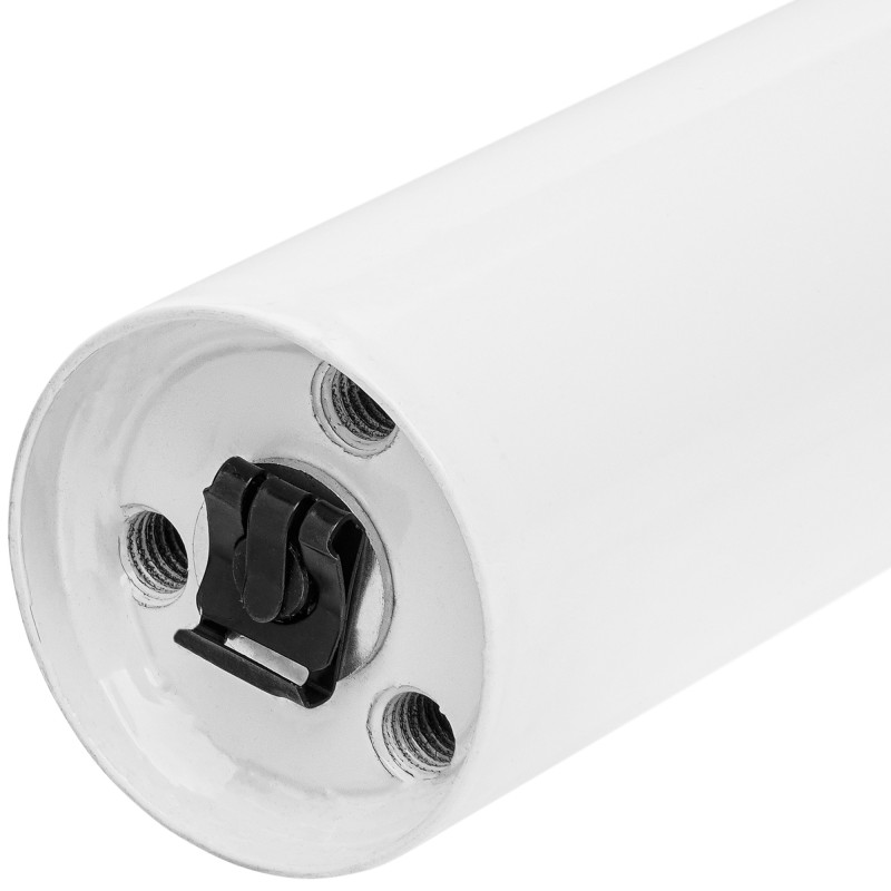 Taburet de bar cu ridicare pe gaz Panama, Limon, Damaso alb