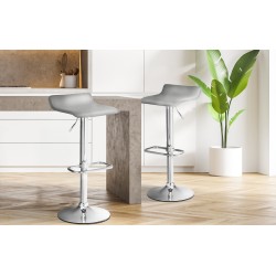 Scaun de bar gri DYN