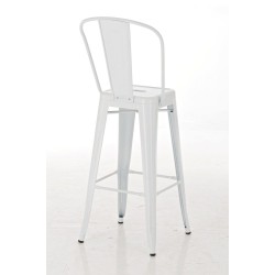 Scaun de bar Aiden alb