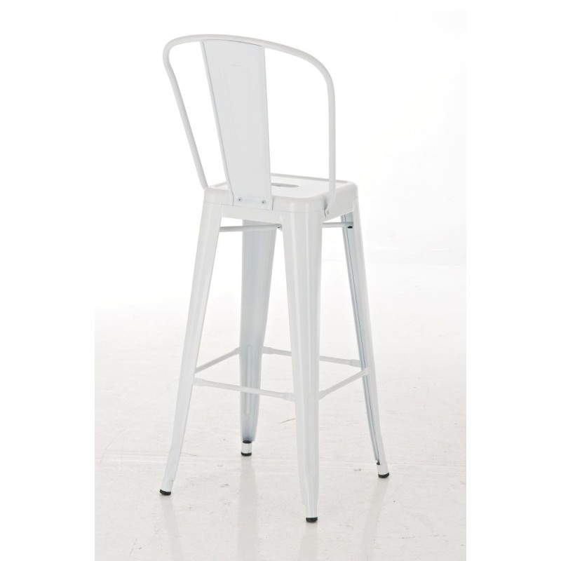 Scaun de bar Aiden alb