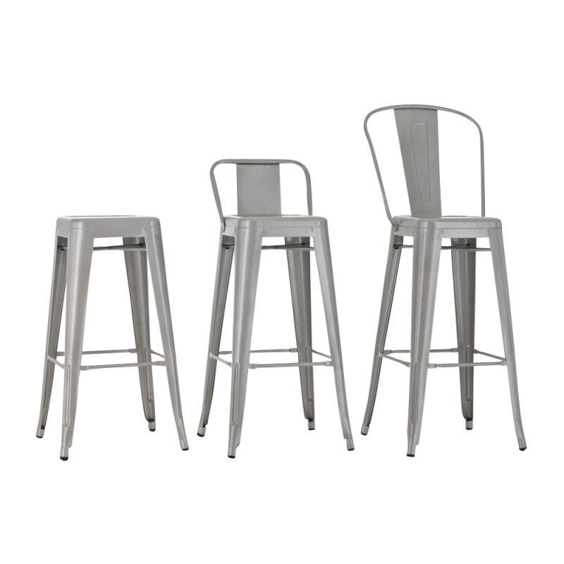 Scaun de bar Aiden alb