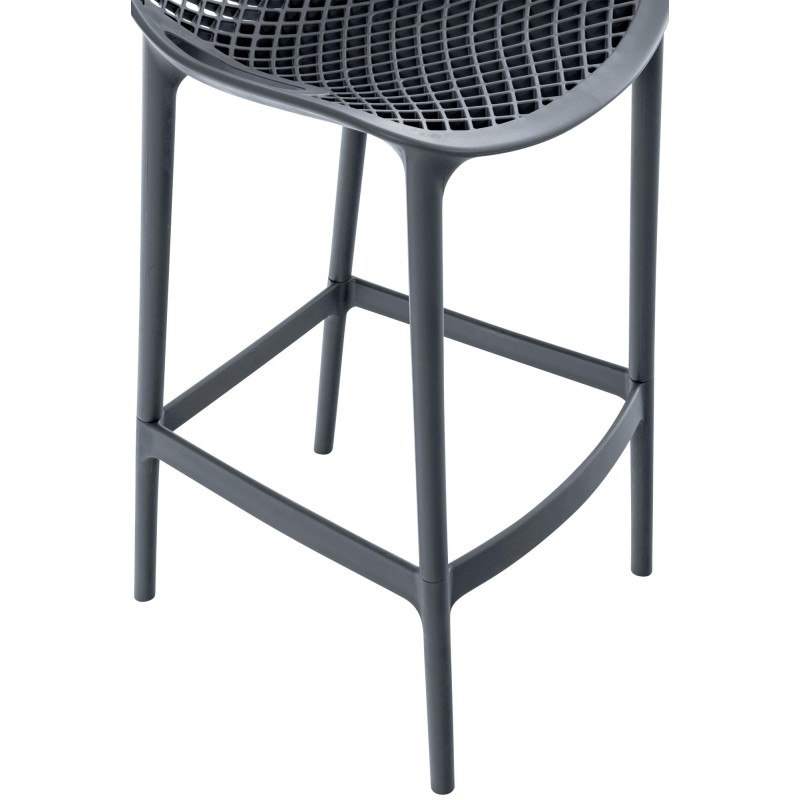 Scaun de bar cu aer, gri închis