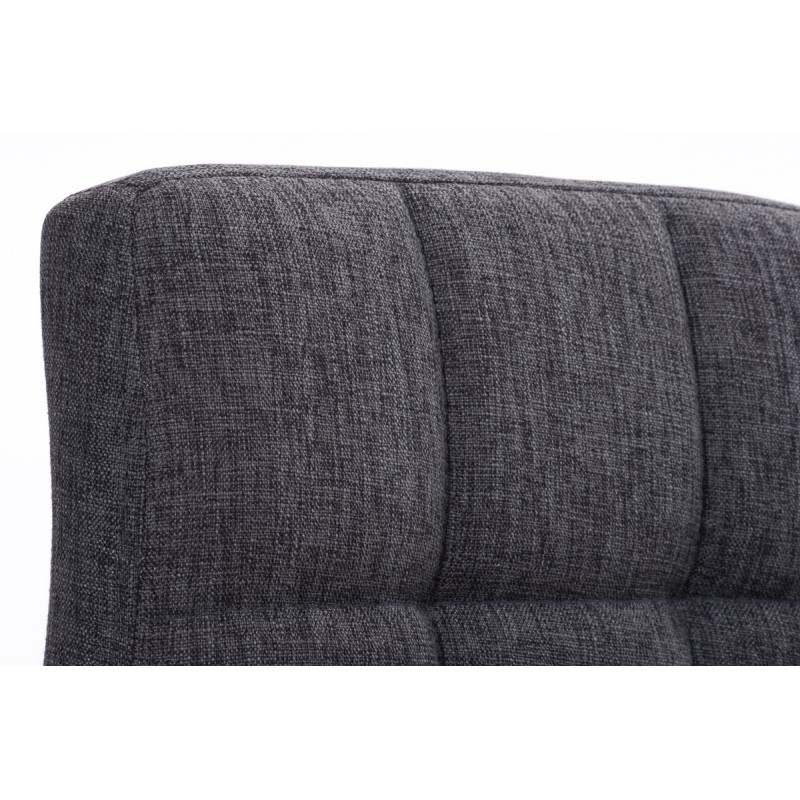 Scaun de bar Peru, material textil gri deschis C