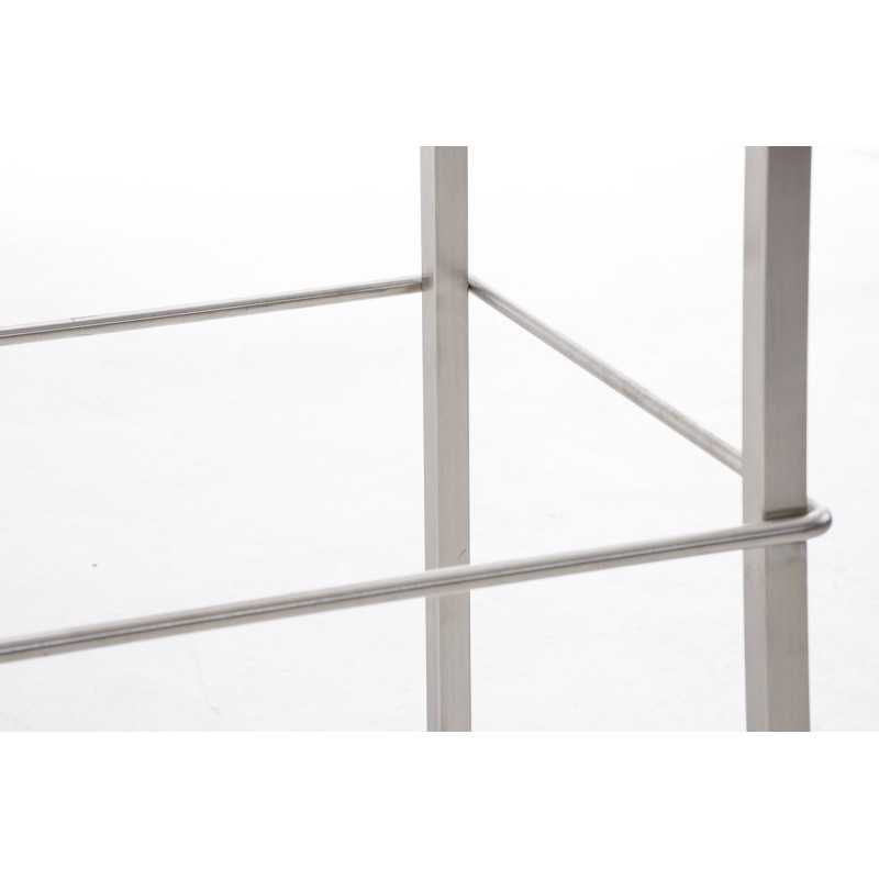 Scaun de bar din piele Avola, plat, 78 € negru