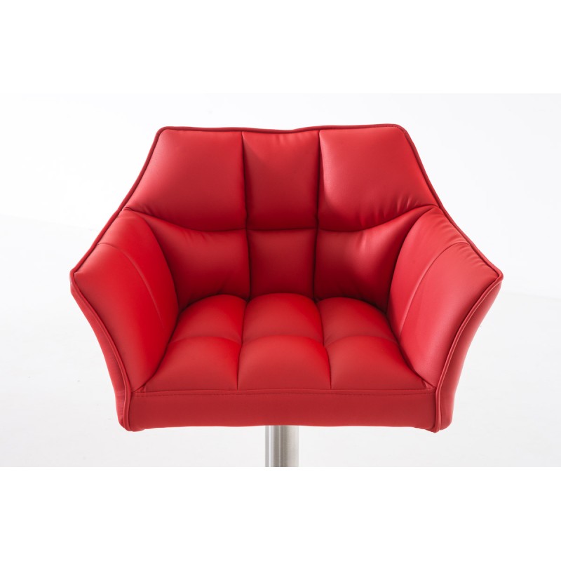 Scaun de bar Damaso E roșu