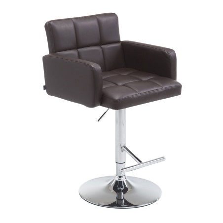 Scaun de bar Los Angeles, din imitație de piele maro C