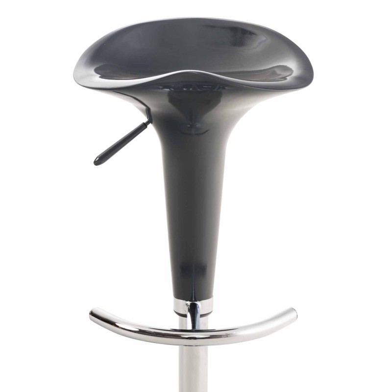 Scaun de bar gri șa