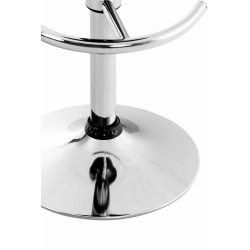 Scaun de bar negru tip șa