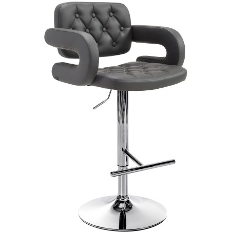 Scaun de bar gri Dublin C