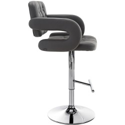 Scaun de bar gri Dublin C