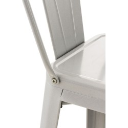 Scaun de bar Mason argintiu