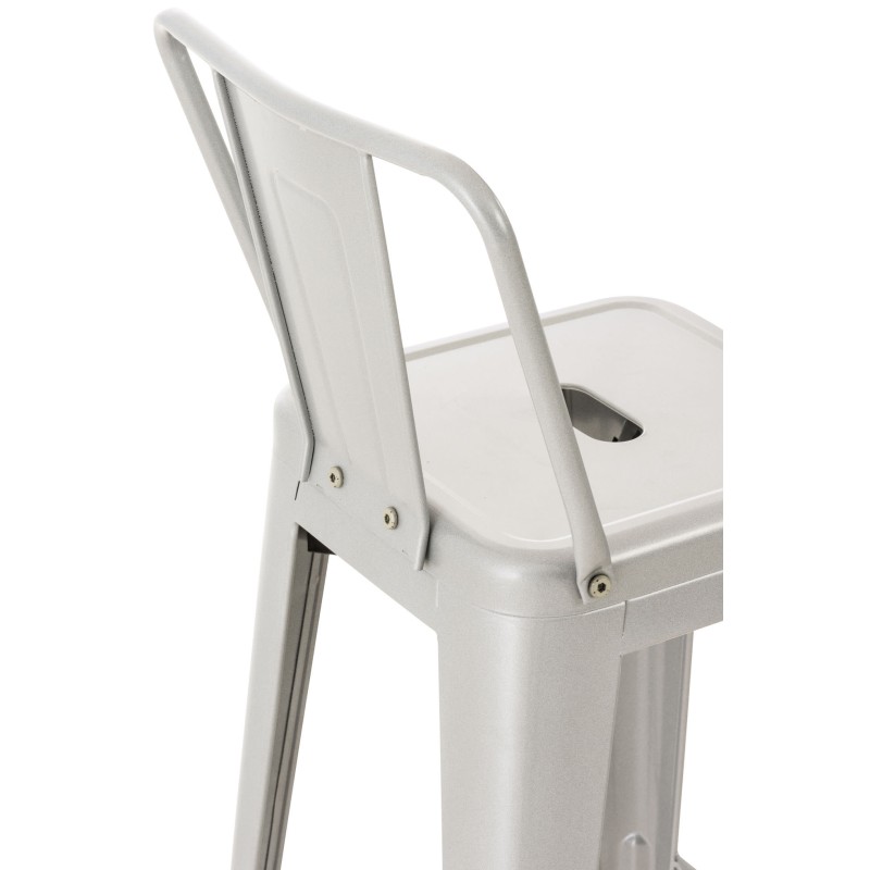 Scaun de bar Mason argintiu