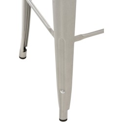 Scaun de bar Mason argintiu