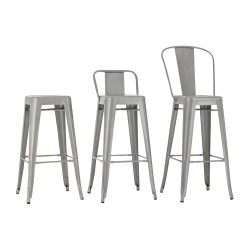 Scaun de bar Aiden alb