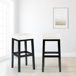 Scaun de bar alb Taylor B80