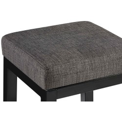 Scaun de bar Taylor B80 din material textil gri