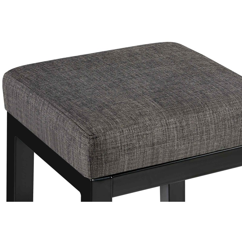 Scaun de bar Taylor B80 din material textil gri