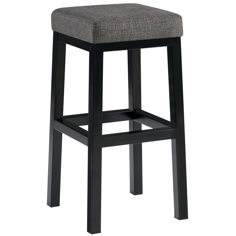 Scaun de bar Taylor B80 din material textil gri