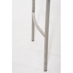 Scaun de bar Damaso E cu bază cu 4 picioare, roșu