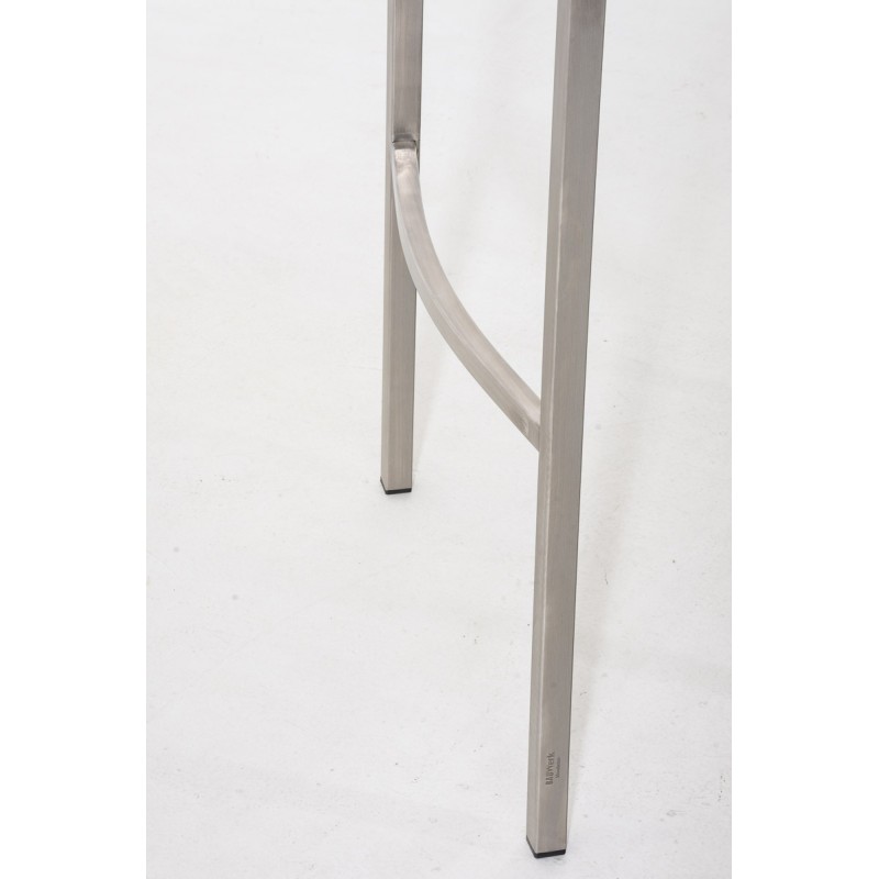 Scaun de bar Damaso E cu bază cu 4 picioare, roșu