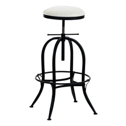 Scaun de bar negru Radong