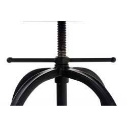 Scaun de bar negru Radong