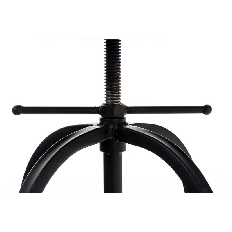 Scaun de bar negru Radong