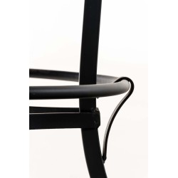 Scaun de bar negru Radong