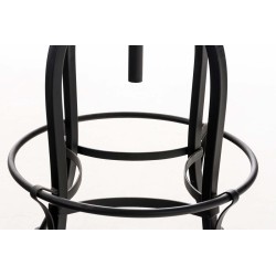 Scaun de bar negru Radong