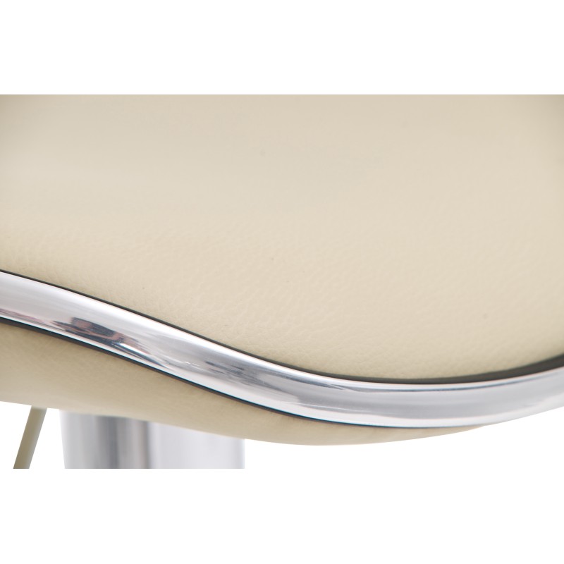 Set de 2 scaune de bar Shanghai C crem