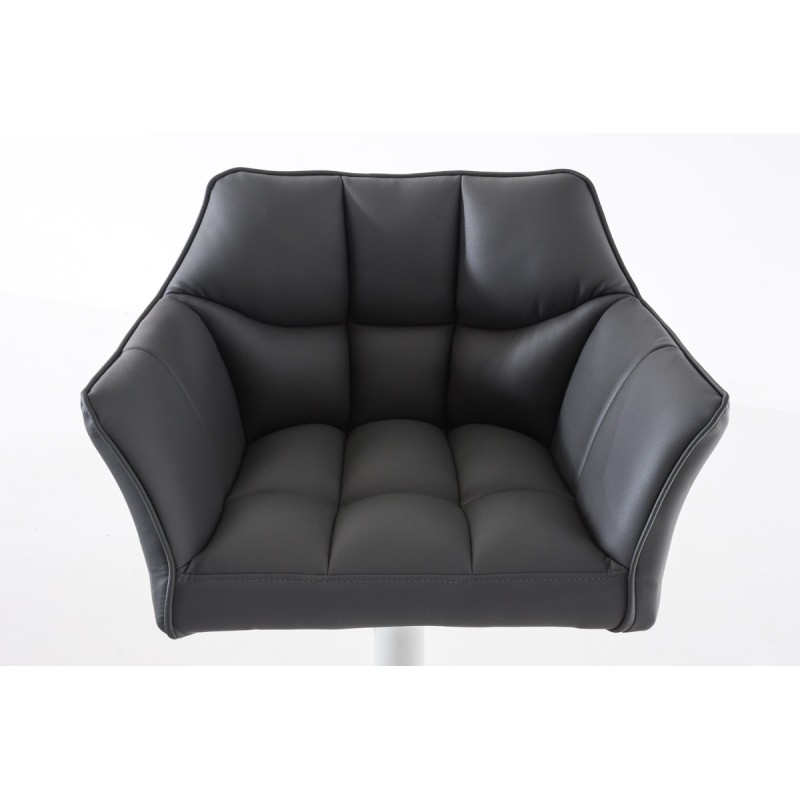 Scaun de bar Damaso W gri