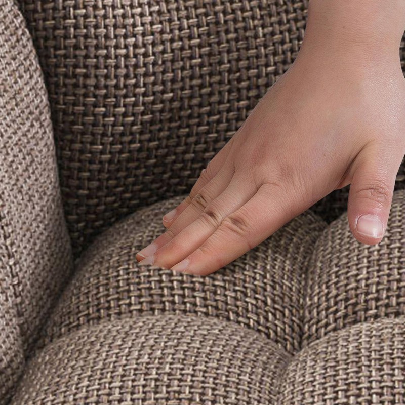 Taburet de bar din stofă Damaso W Terrabraun