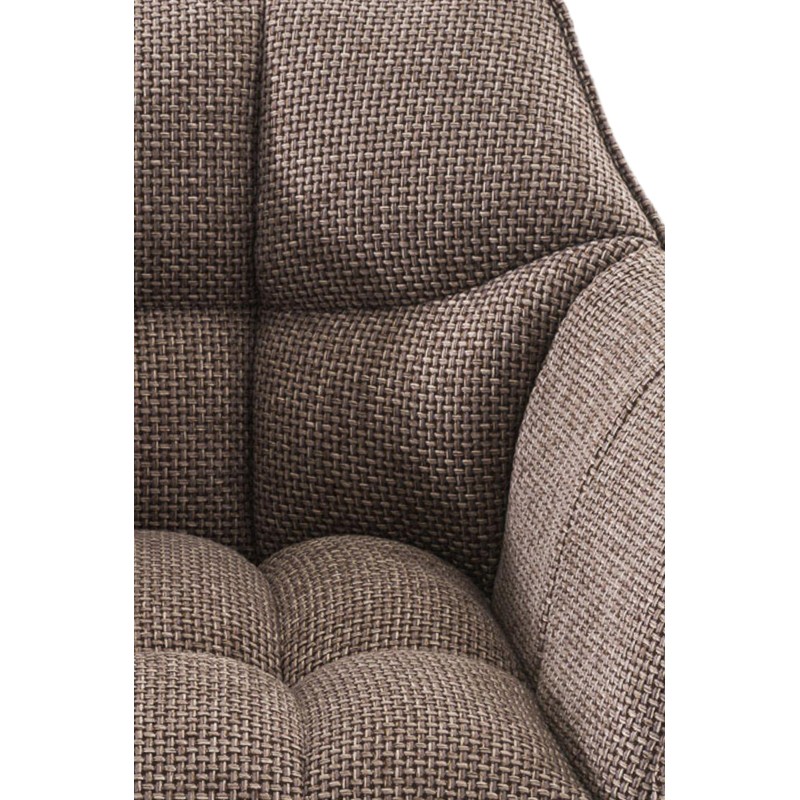 Taburet de bar din stofă Damaso W Terrabraun