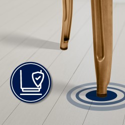 Scaun de bar Joshua auriu