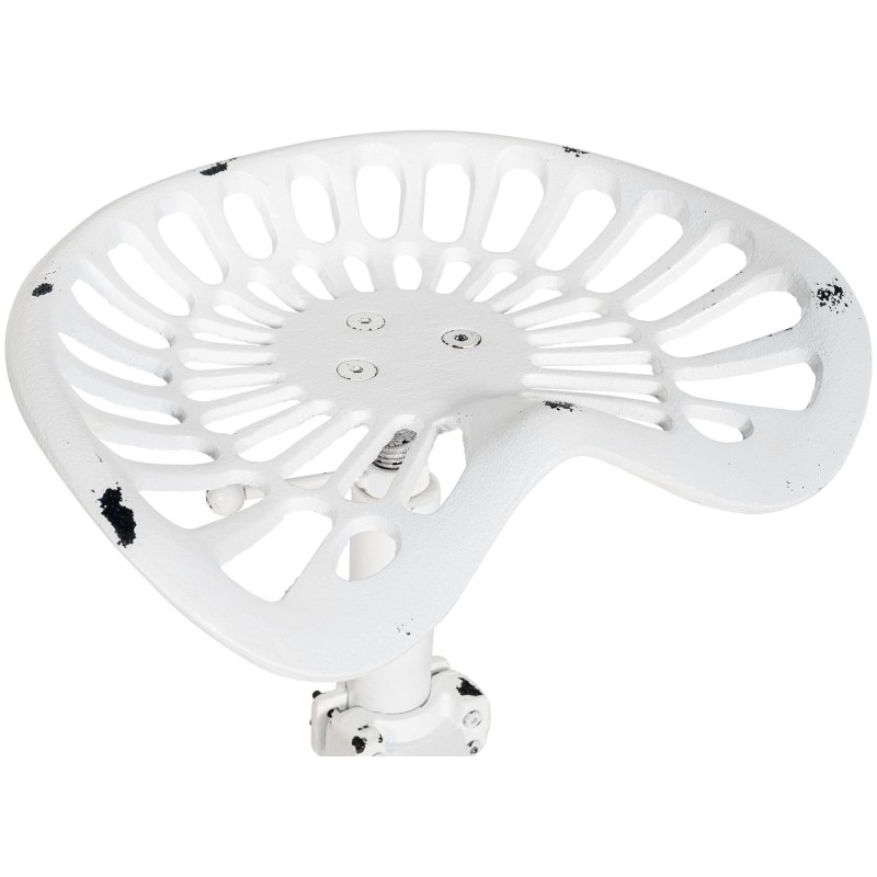 Scaun de bar Butch alb antic