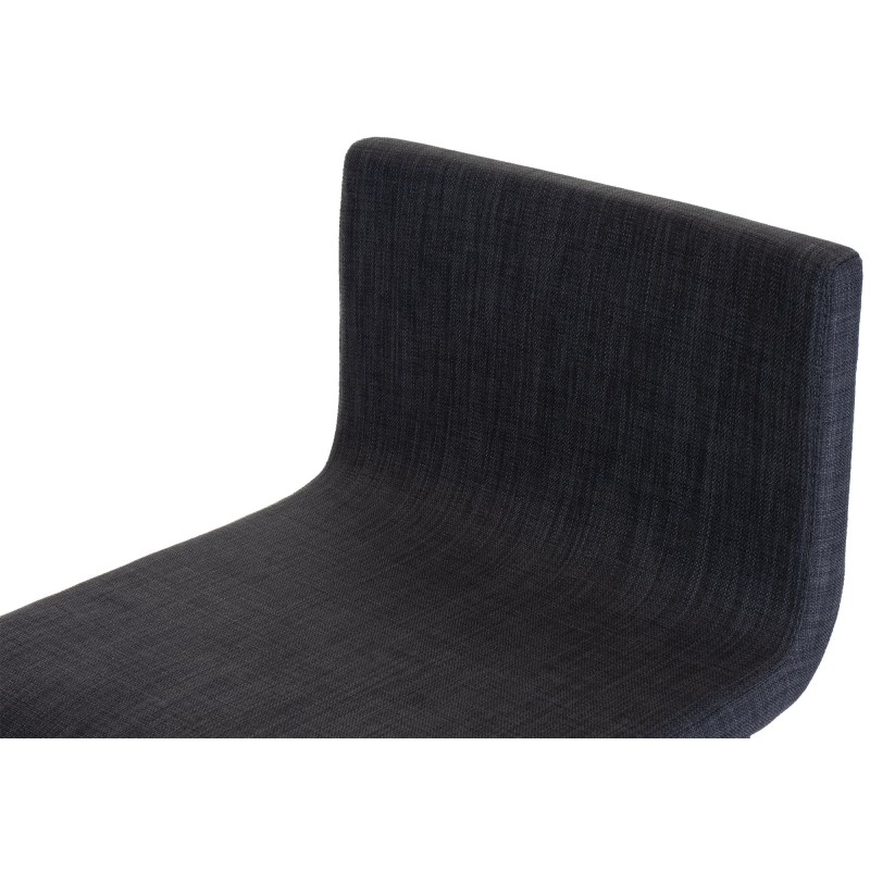 Scaun de bar Limon B din material textil gri închis