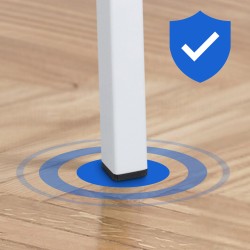 Scaun de bar Damaso W din material textil cu bază cu 4 picioare, gri închis