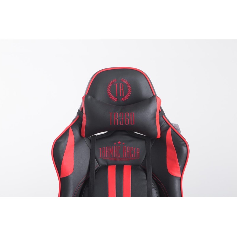 Scaun de birou Limit V2 Racing din piele artificială cu suport pentru picioare