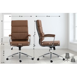 Scaun de birou Cleveland din piele ecologică