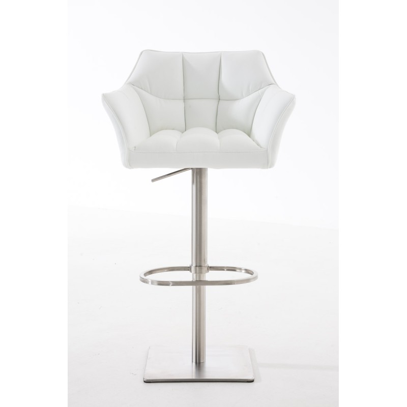 Scaun de bar Damaso E alb