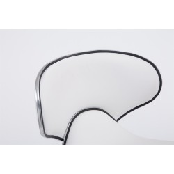 Scaun de bar Las Vegas V2 cromat alb