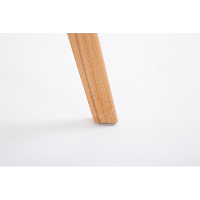 Scaun de bar Metz Natura din plastic negru