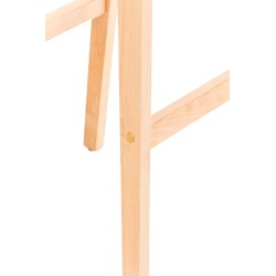 Scaun de bar Hoover din material textil Natura negru